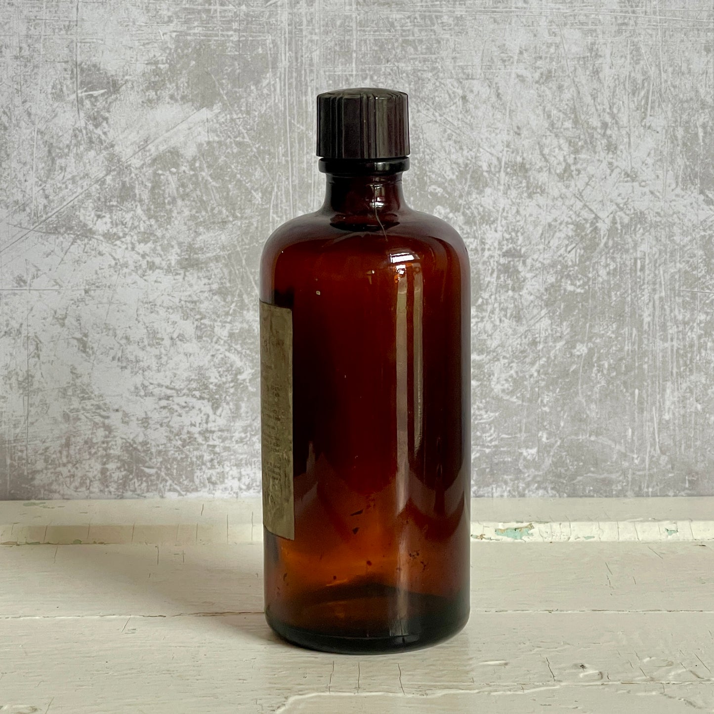 Amber Medicine Bottle