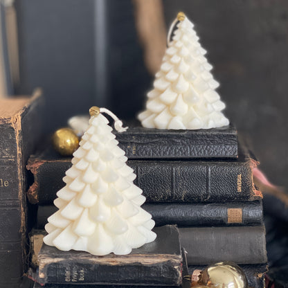 Traditional Wide Christmas Tree Candles Set - Ivory