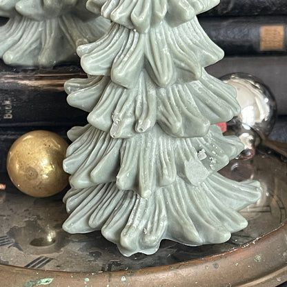 Christmas Pine Tree Candle Set - Green