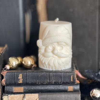 Santa Pillar Candle