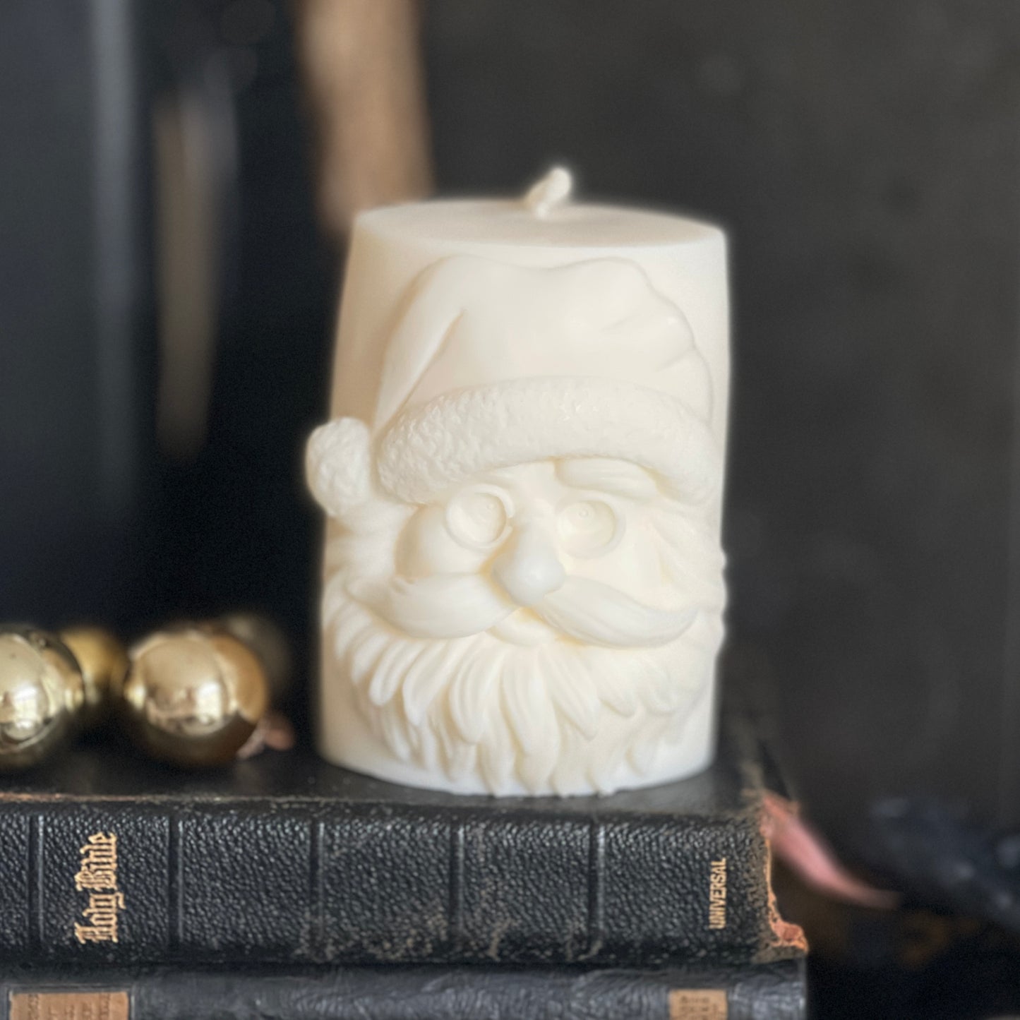 Santa Pillar Candle