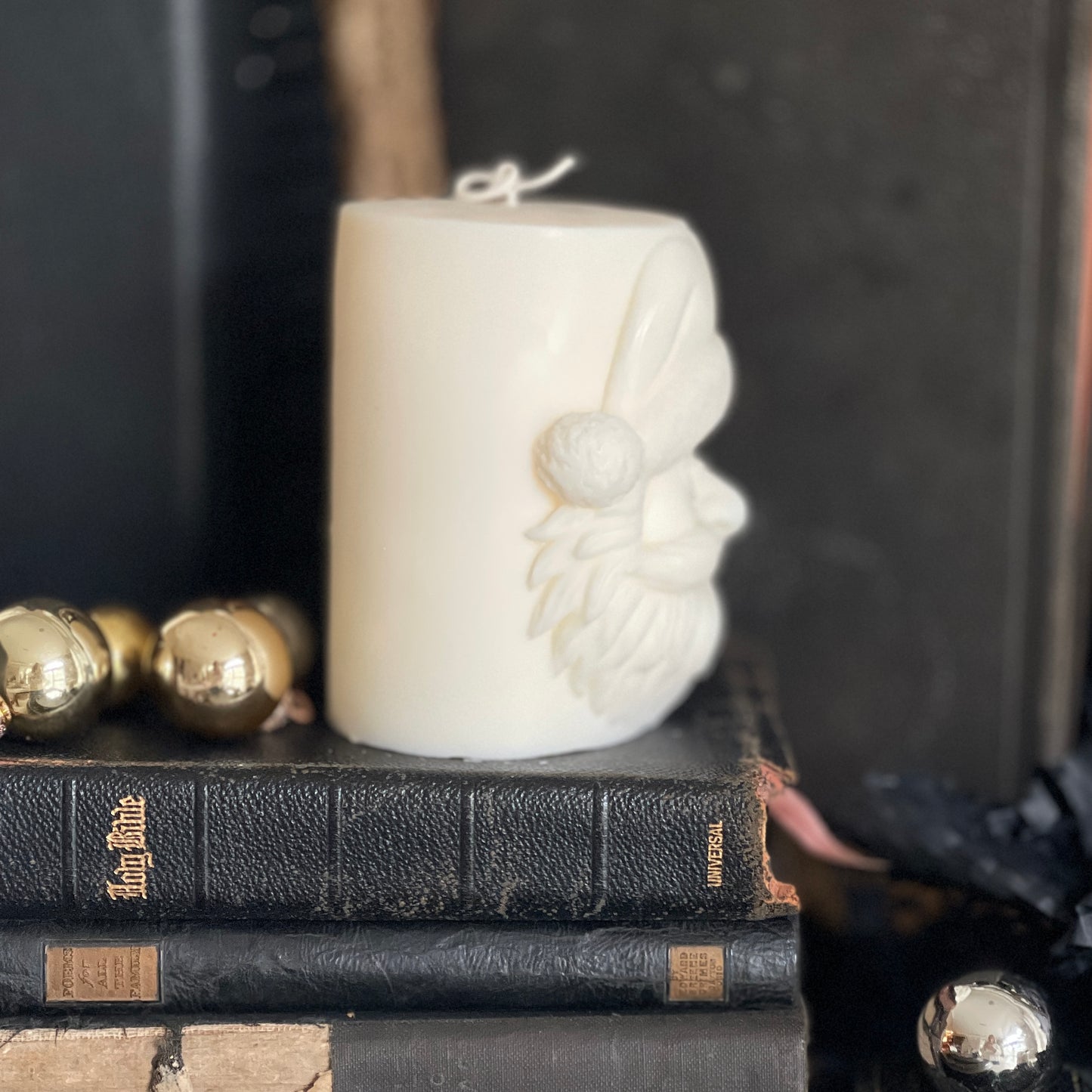 Santa Pillar Candle