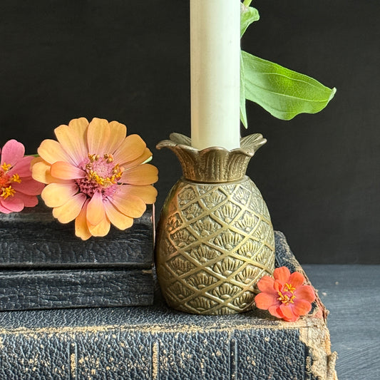Vintage Brass Pineapple Fixture