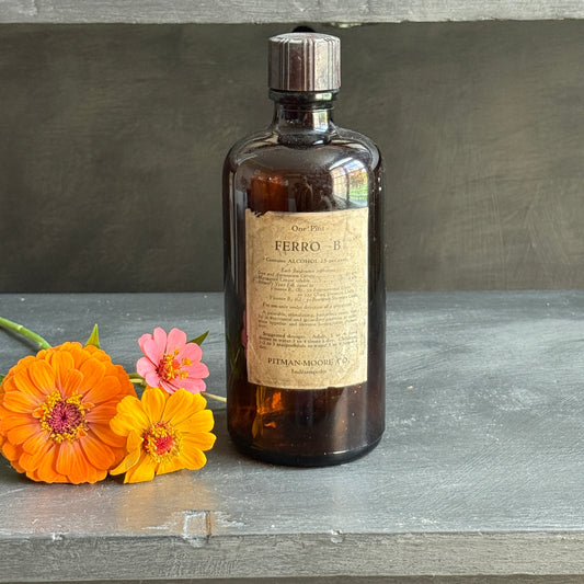 Amber Medicine Bottle