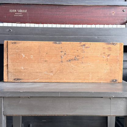 Vintage Wood Divided Box