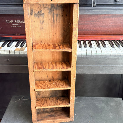Vintage Wood Divided Box
