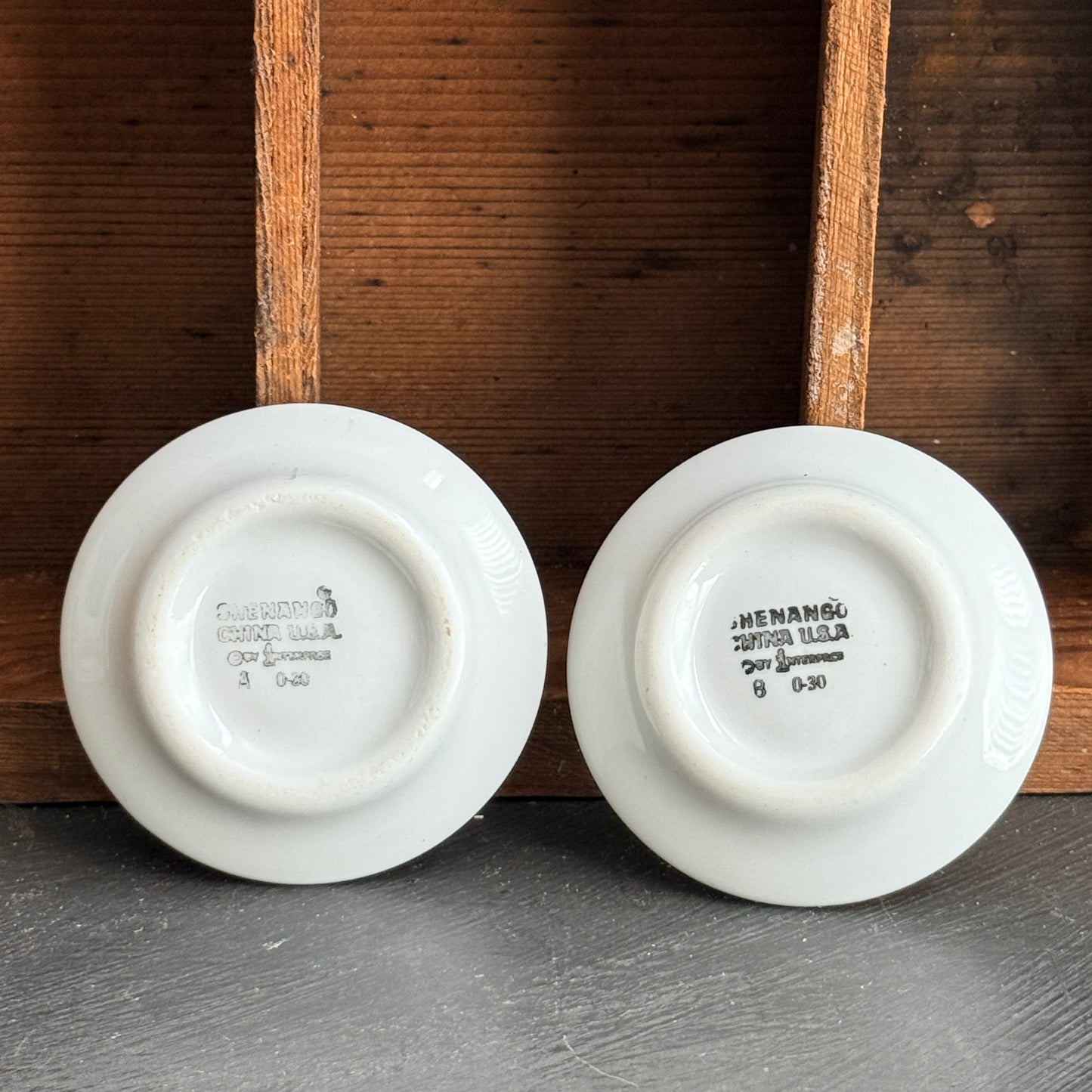Vintage Yellow Butter pats