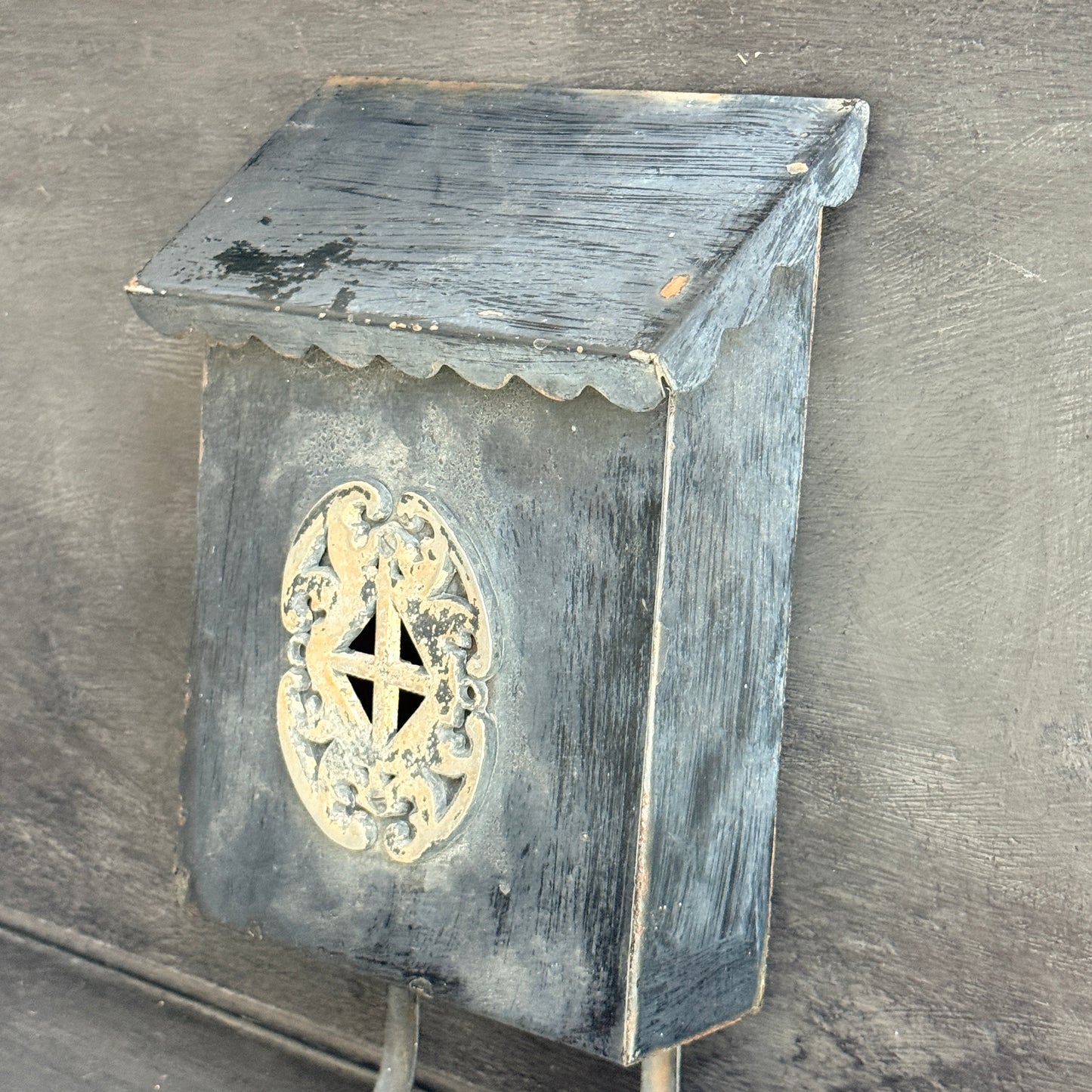 Vintage Black Mailbox