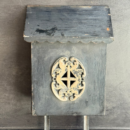 Vintage Black Mailbox