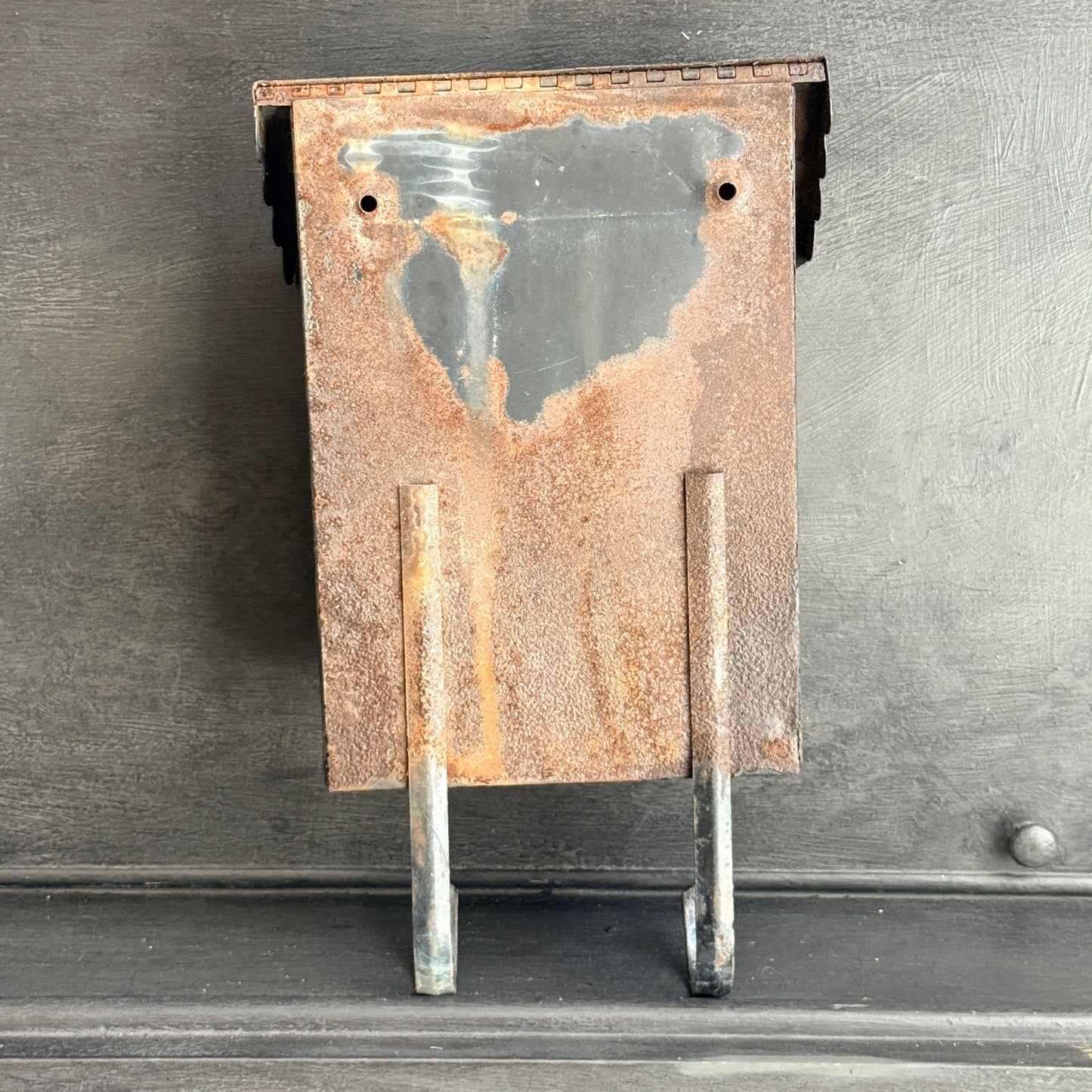 Vintage Black Mailbox