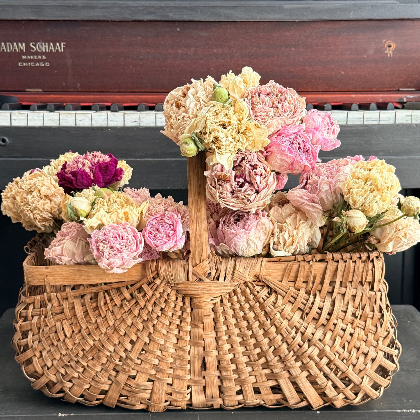 Splint Oak Woven Basket