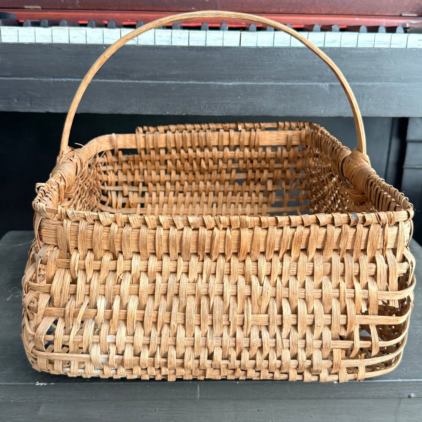 Splint Oak Woven Basket