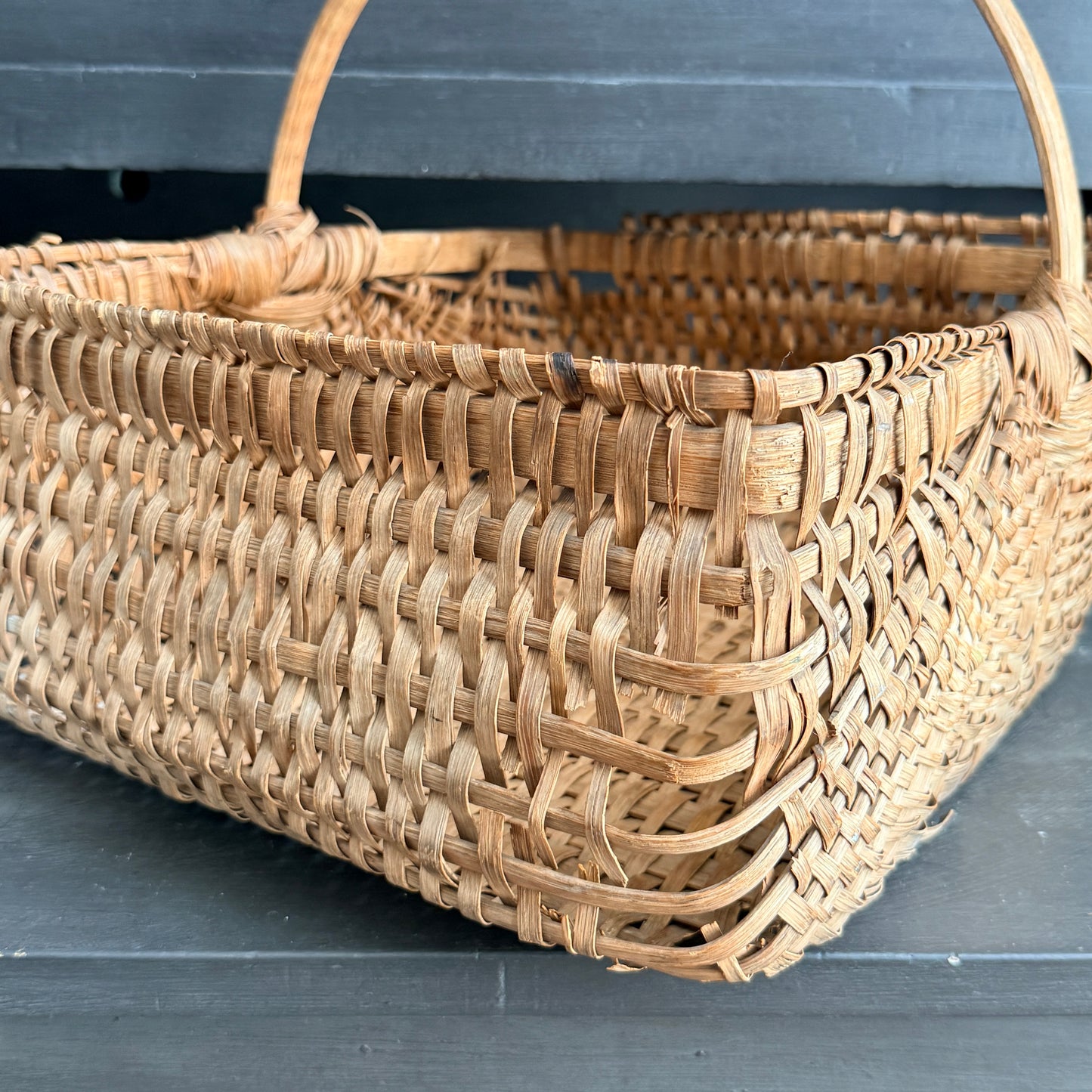 Splint Oak Woven Basket