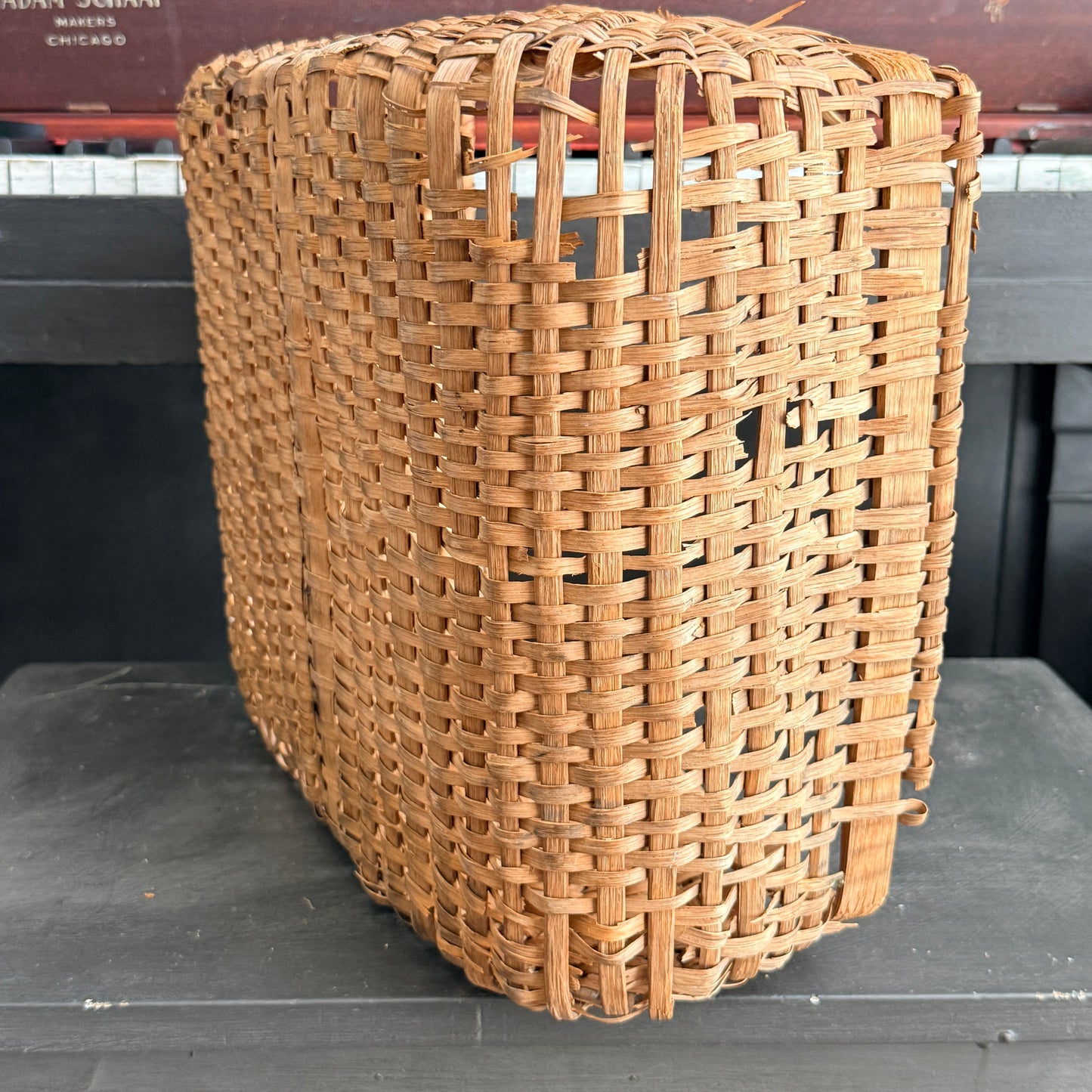 Splint Oak Woven Basket