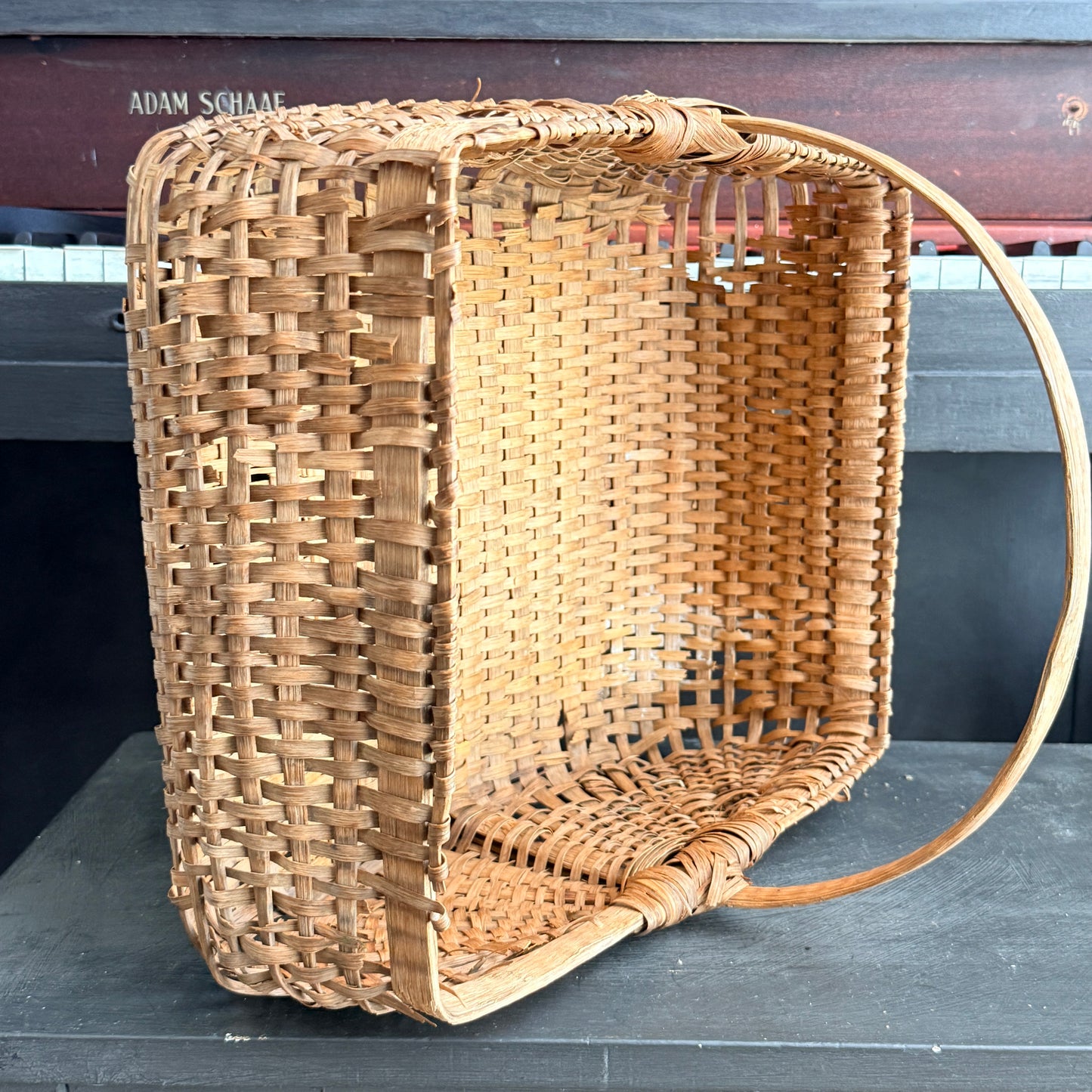 Splint Oak Woven Basket