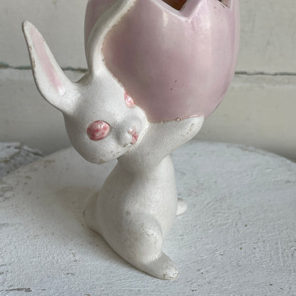 Vintage Bunny & Egg Cup