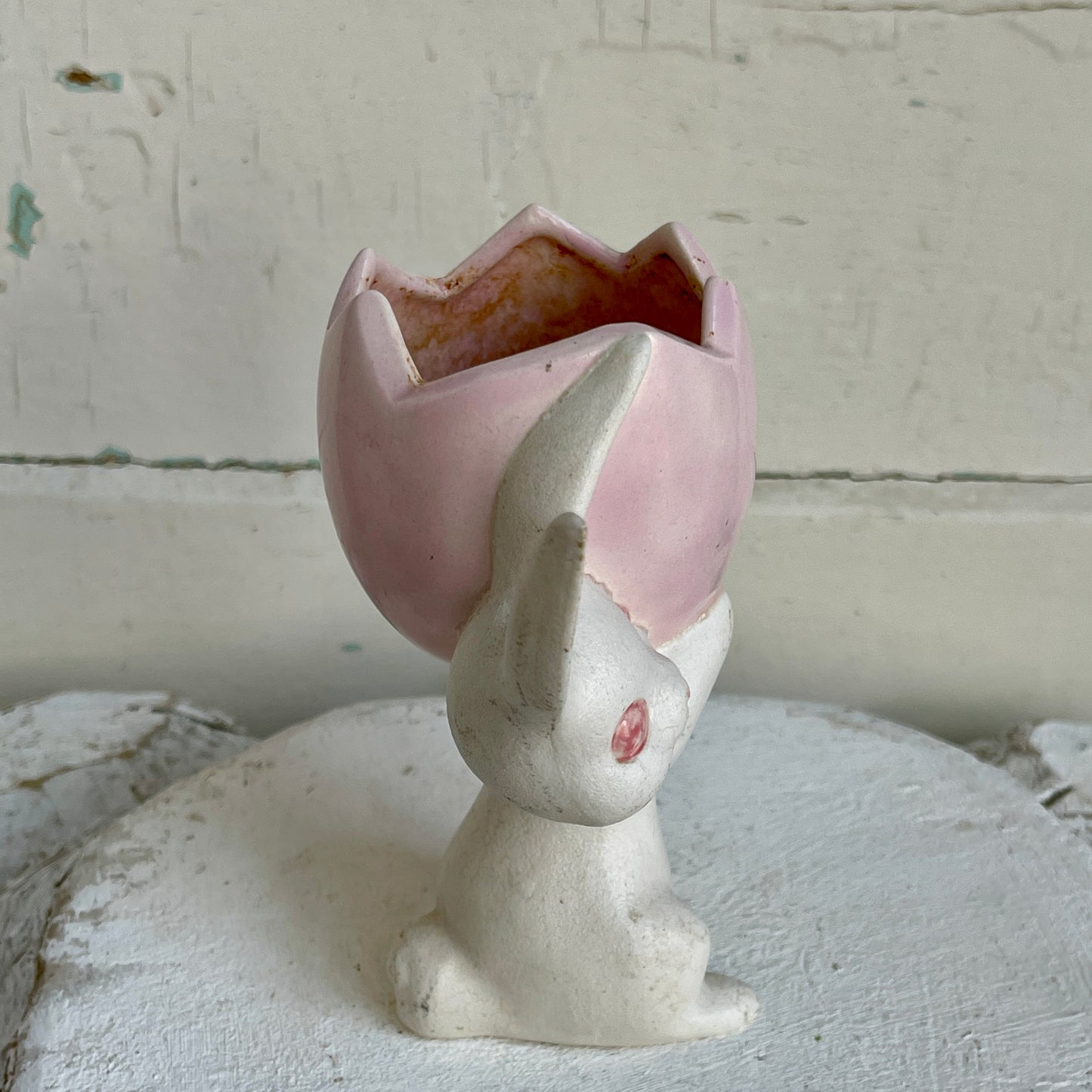 Vintage Bunny & Egg Cup