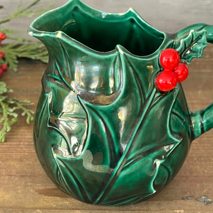 Vintage Holly Creamer