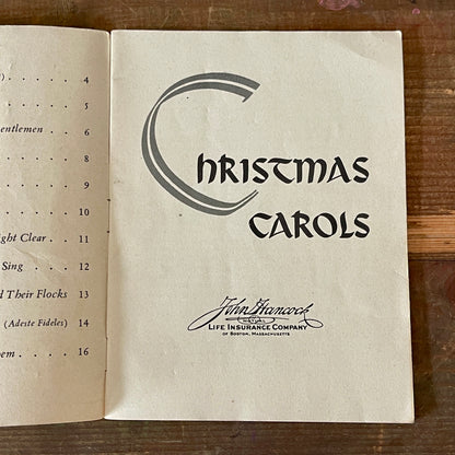 Christmas Carols Booklet