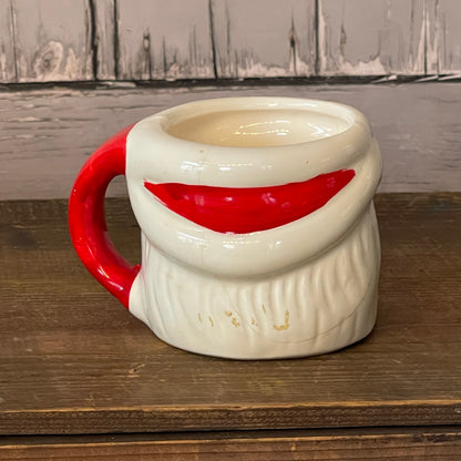 Vintage Santa Mug-Both Eyes Open