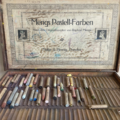 Mengs Pastell-Farben Vintage Art Set