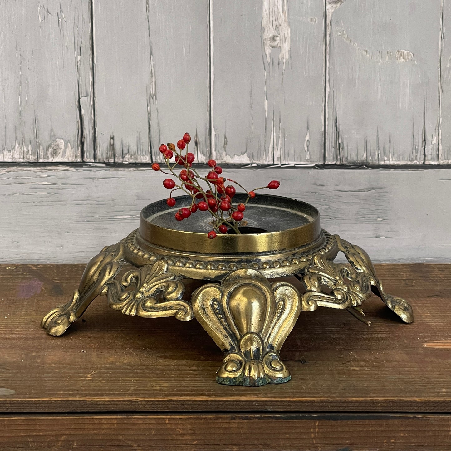 Vintage Brass Lamp Base