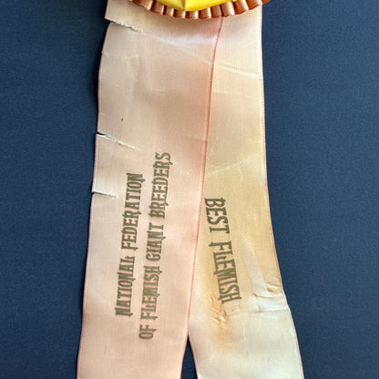 Vintage Rabbit Show Ribbon