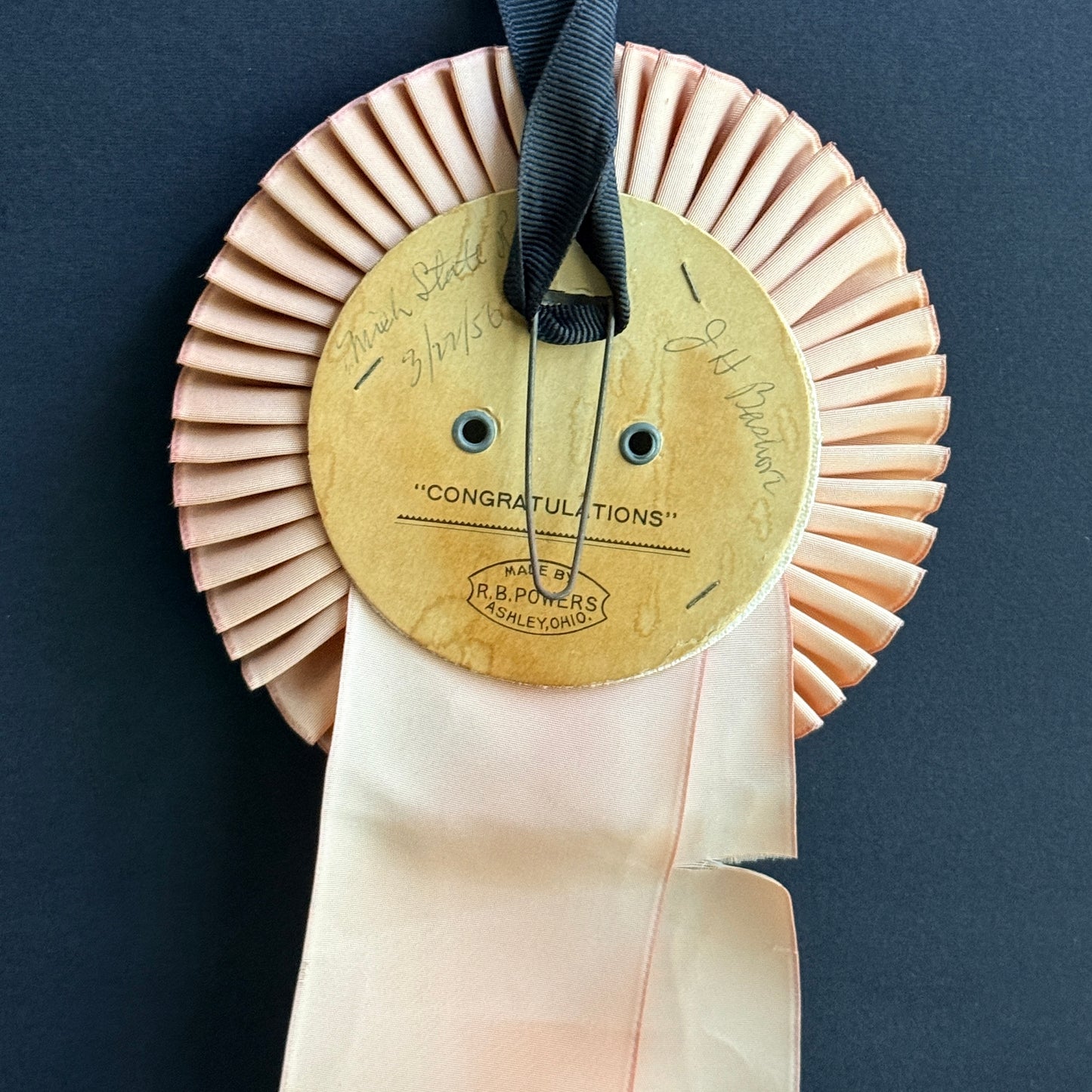 Vintage Rabbit Show Ribbon