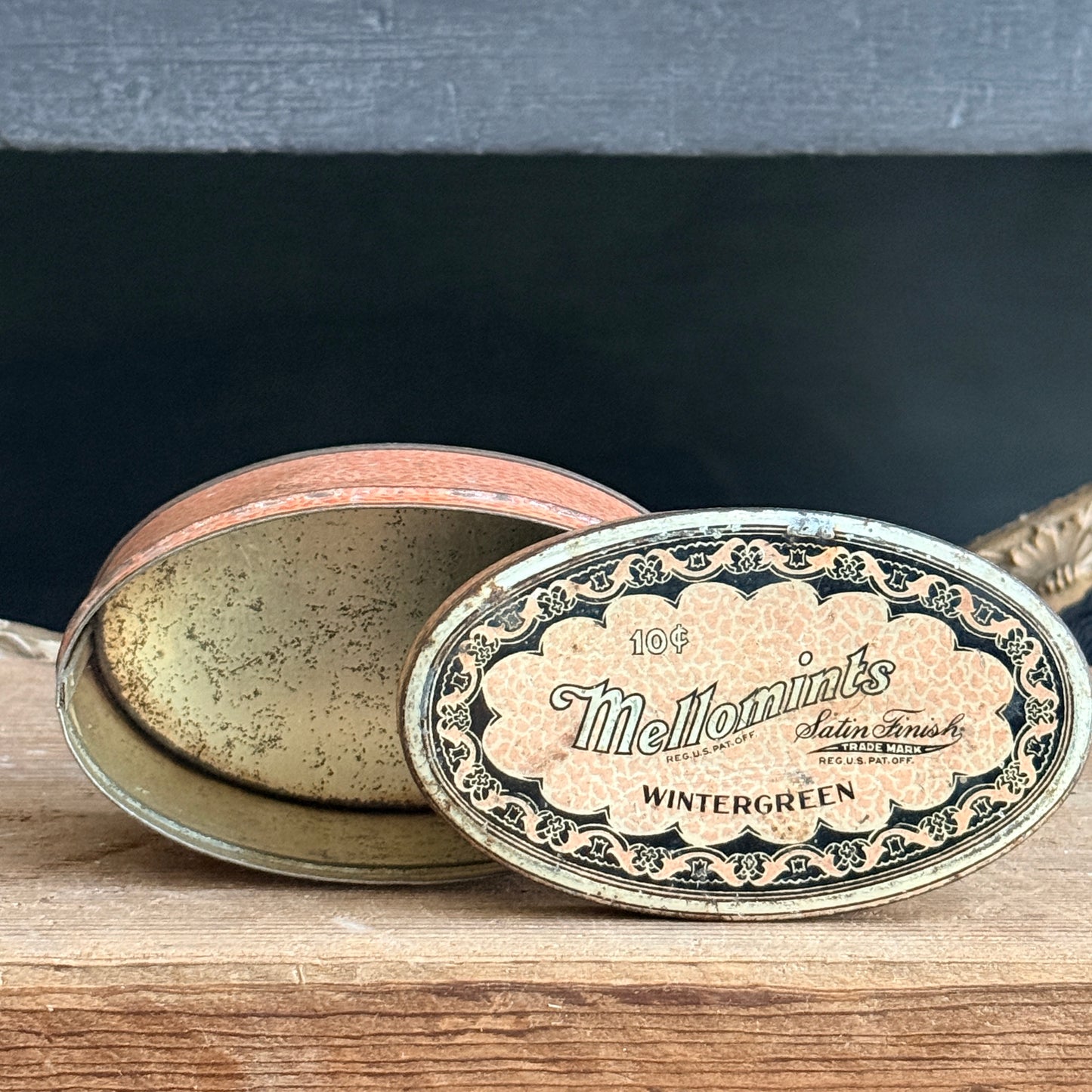 Vintage Mellowmints Candy Tin