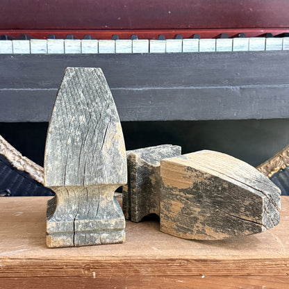 Weathered Wooden Finials