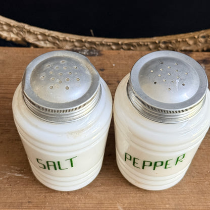 Vintage Beehive Salt & Pepper Shakers
