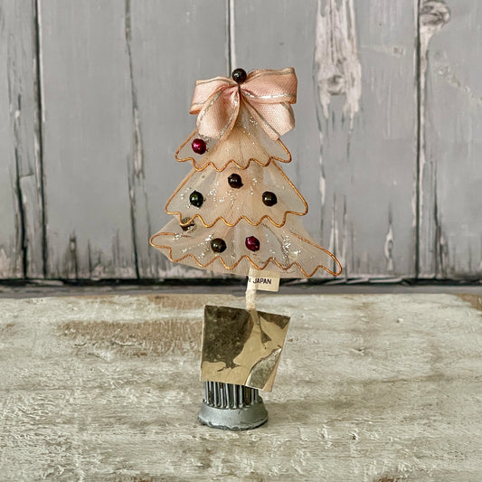 Vintage Tulle Christmas Tree Ornamnet