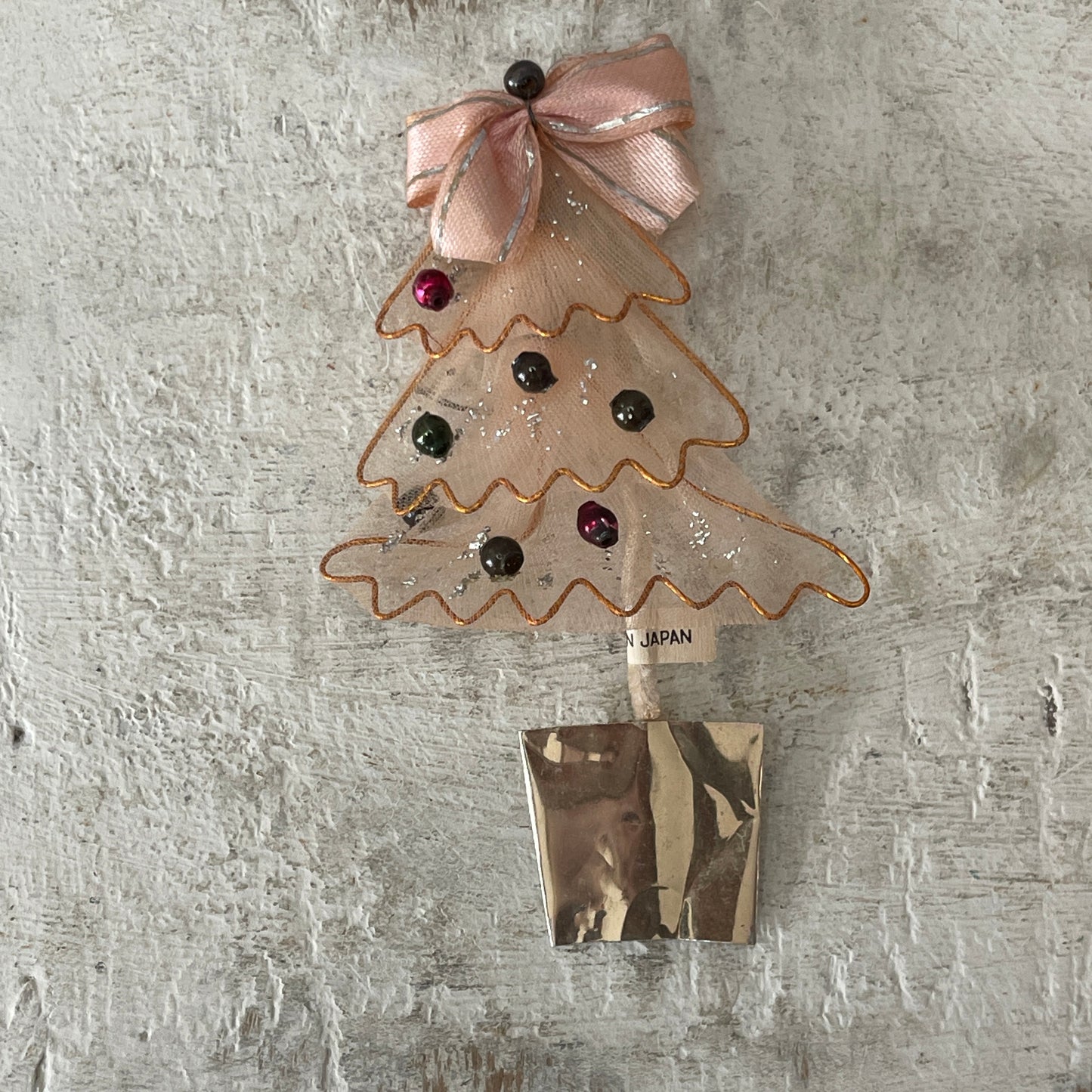 Vintage Tulle Christmas Tree Ornamnet