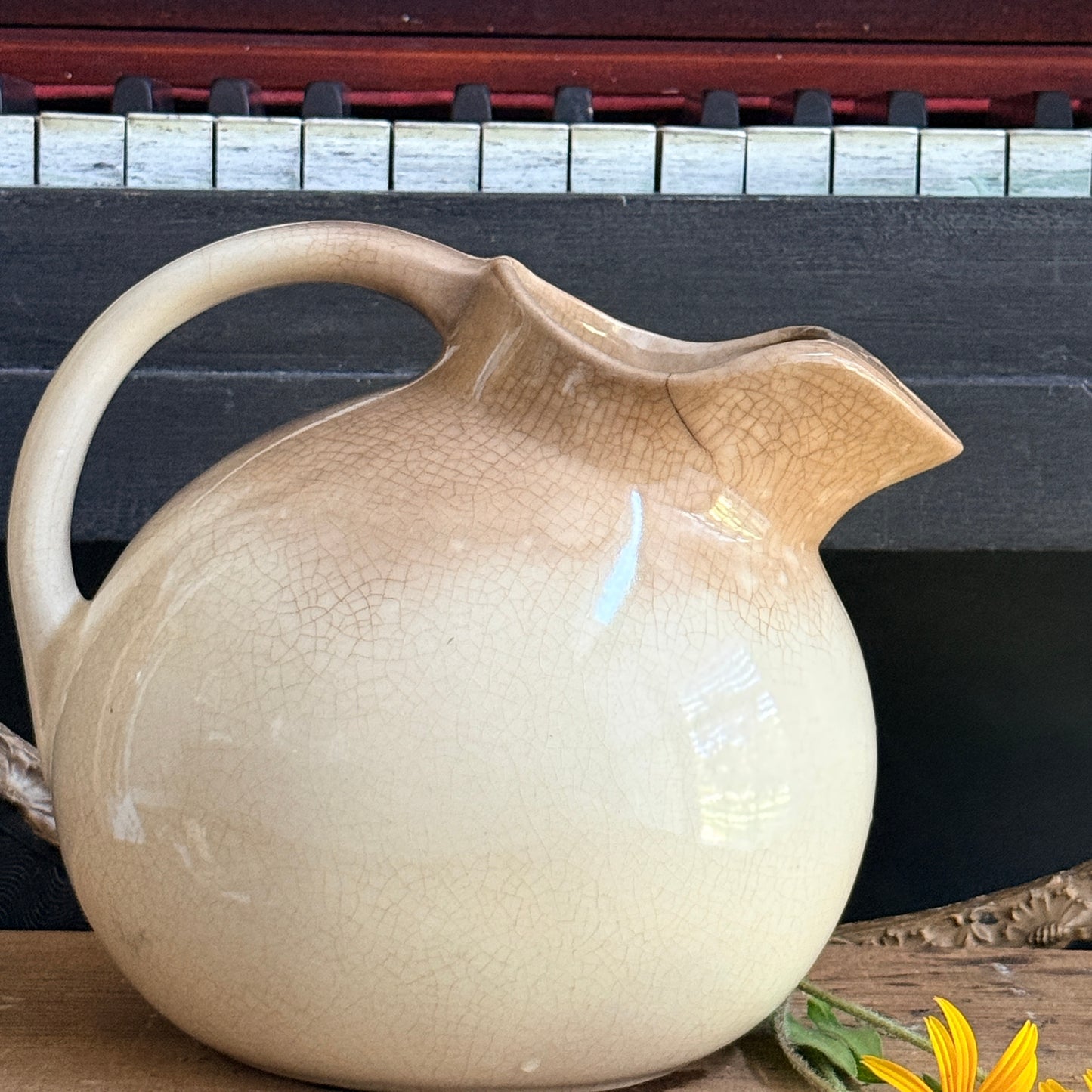 Vintage Ball Water Pitcher