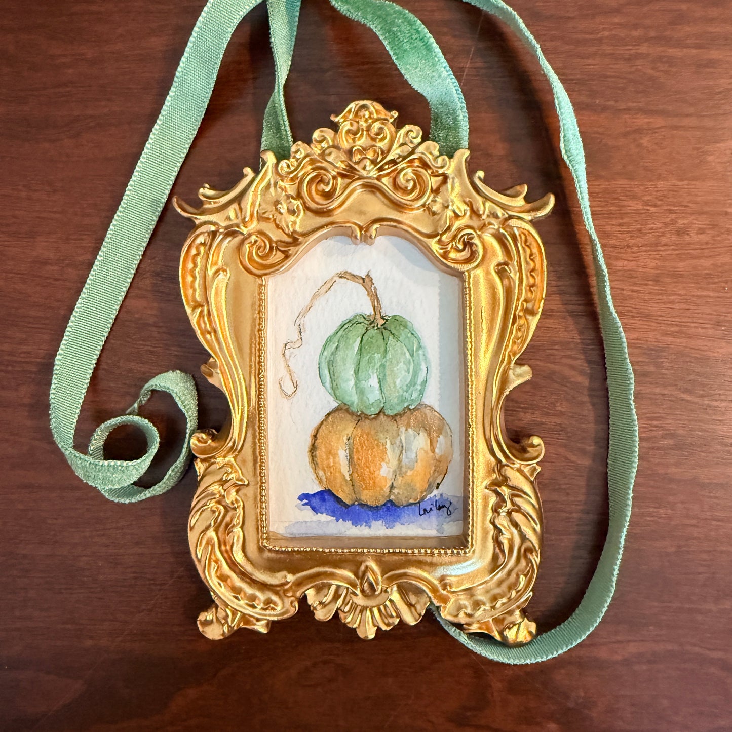 Heirloom Pumpkin Mini Watercolor