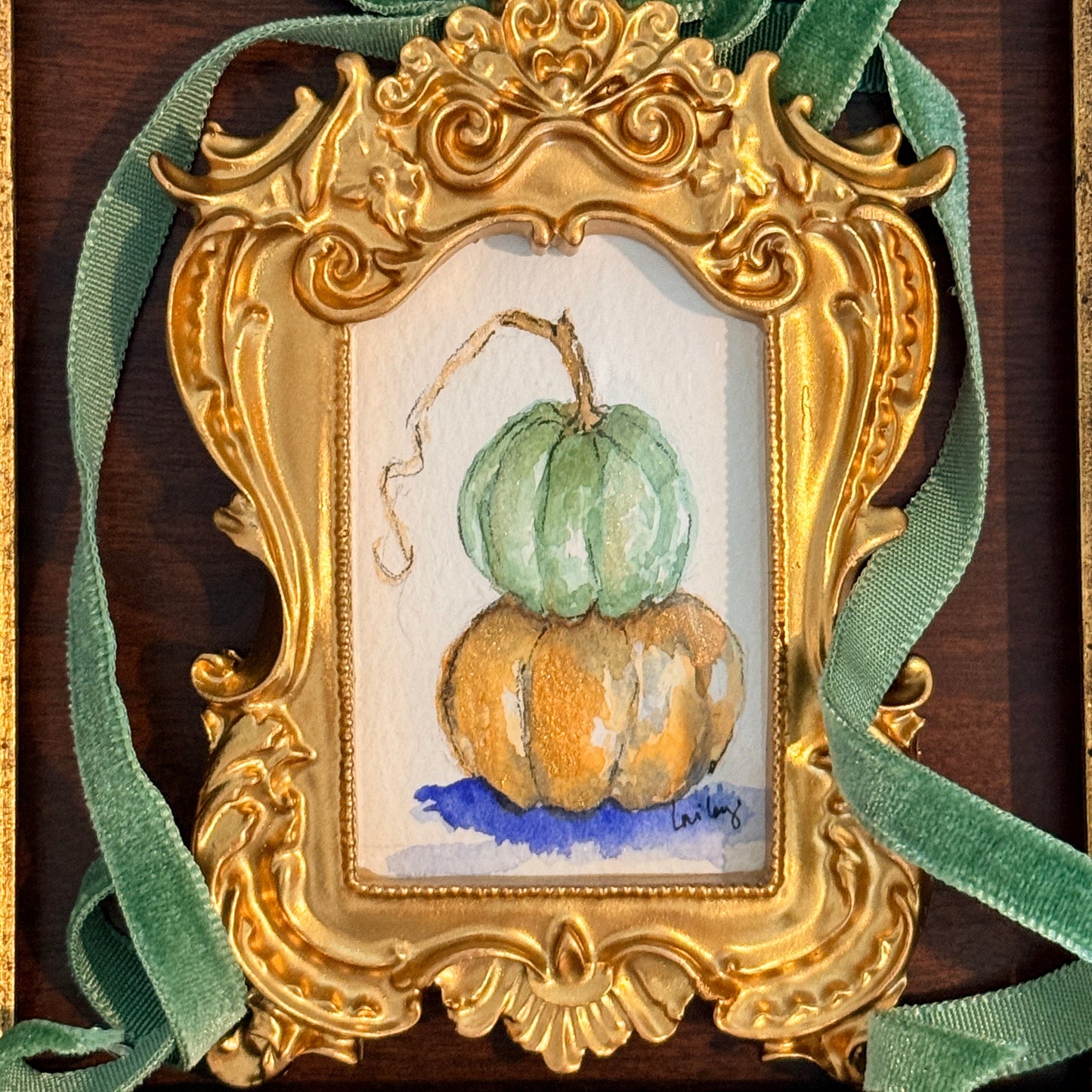 Heirloom Pumpkin Mini Watercolor
