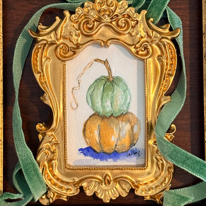 Heirloom Pumpkin Mini Watercolor