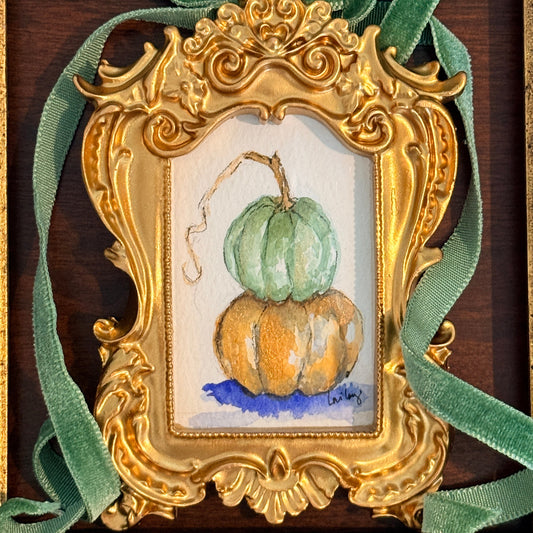 Heirloom Pumpkin Mini Watercolor