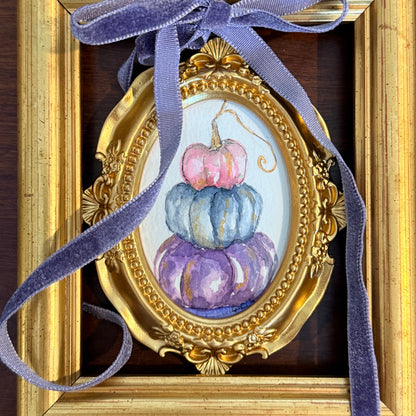 Heirloom Pumpkin Mini Watercolor