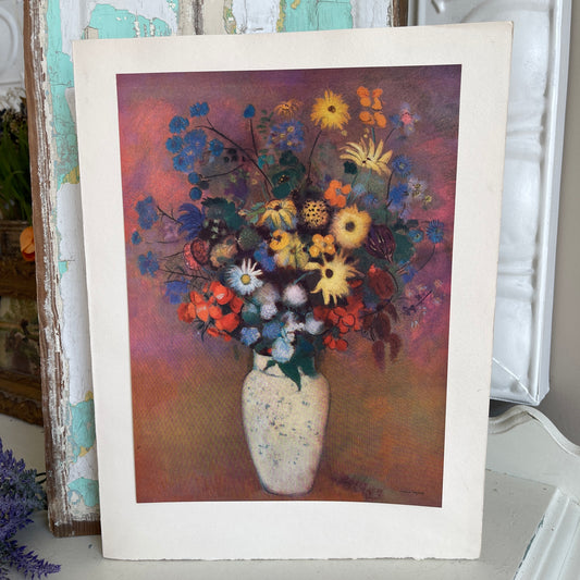 Vase with Flowers Print - Odilon Redon