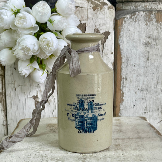 Stoneware Bottle - Savon Apothecary Graphic