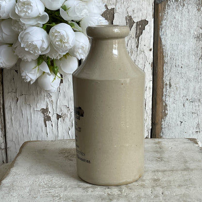 Stoneware Bottle - Fancy Groceries Graphic