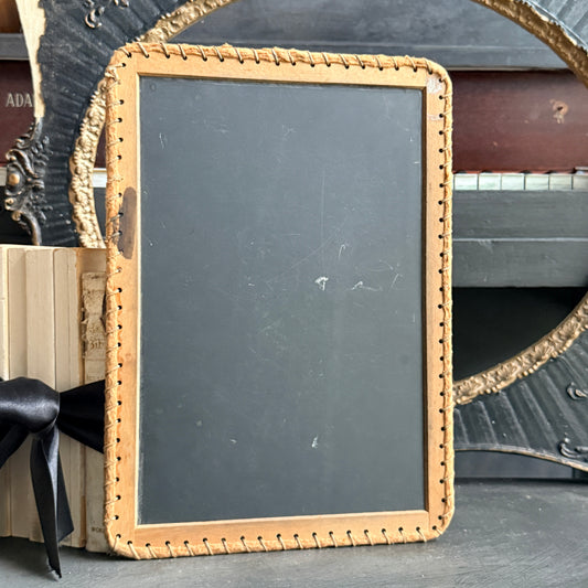 Antique School Slate With Cloth Binding