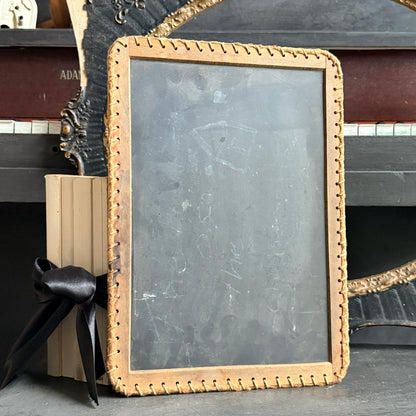 Antique School Slate With Cloth Binding