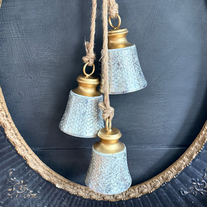 Silver & Gold Bell Cluster