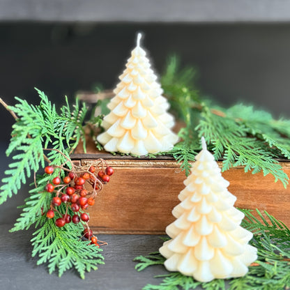 Christmas Tree Shaped Candle