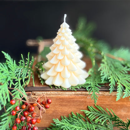 Christmas Tree Shaped Candle