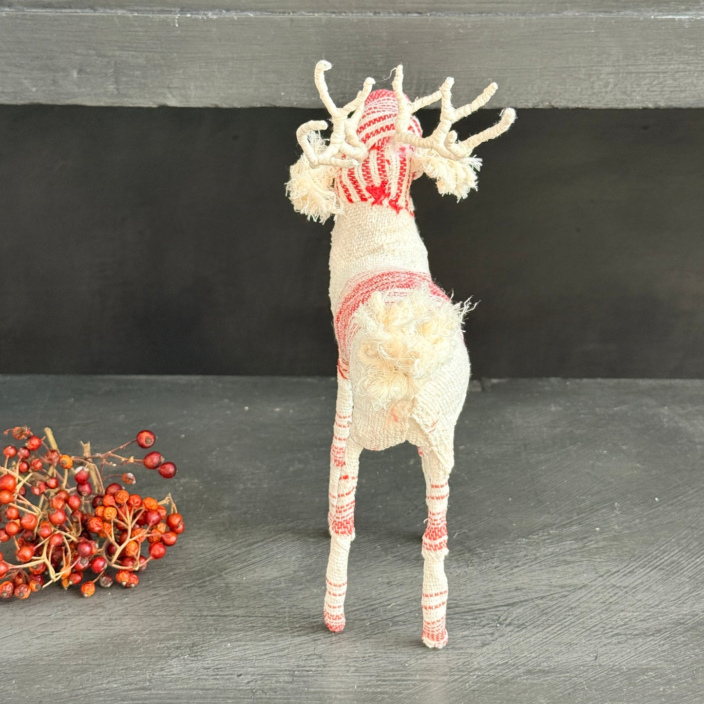 Nordic Stag - Red Ticking