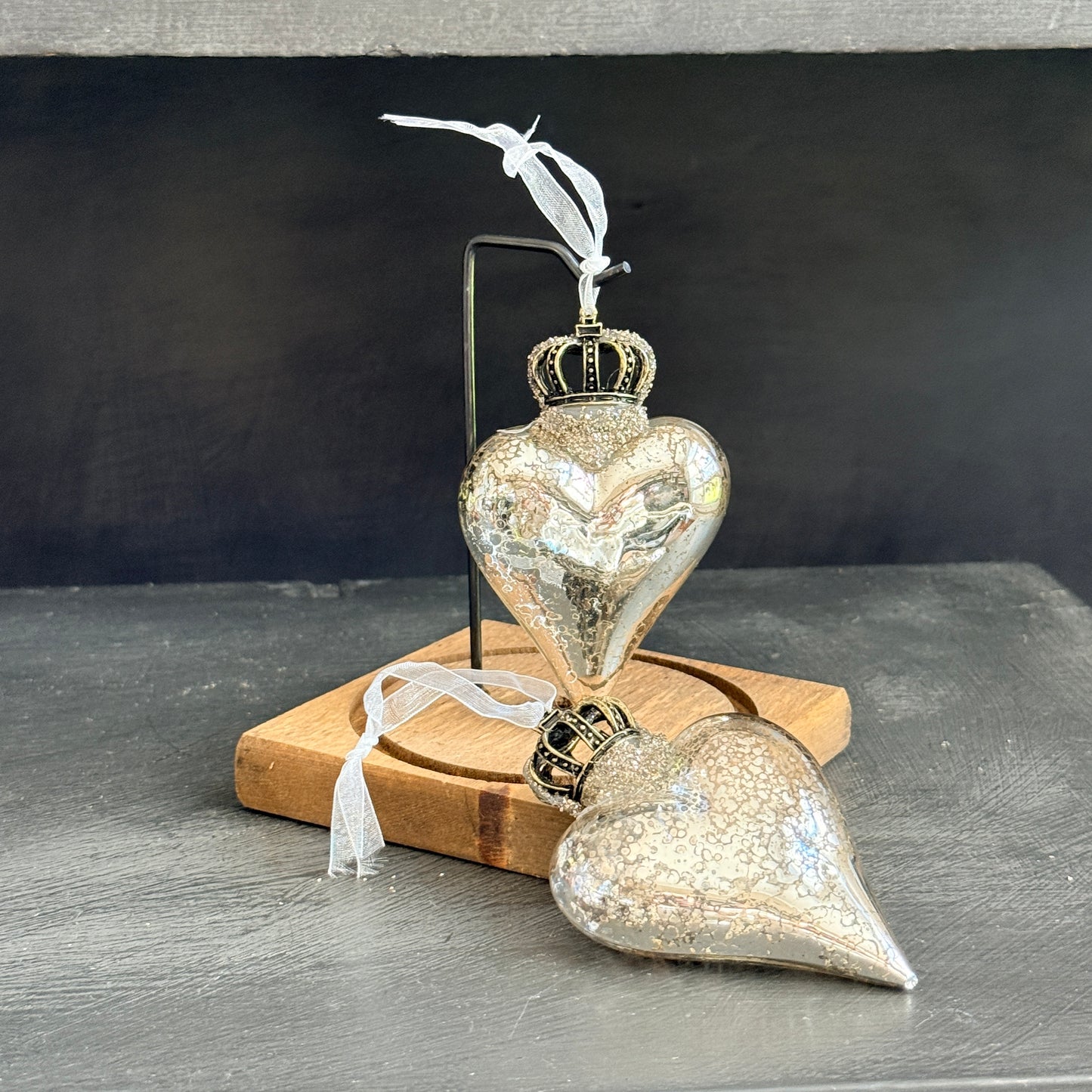 Blown Glass Heart Ornament