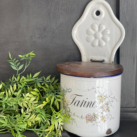 Farine Enamelware Wall Box *Reserved for Lorraine*